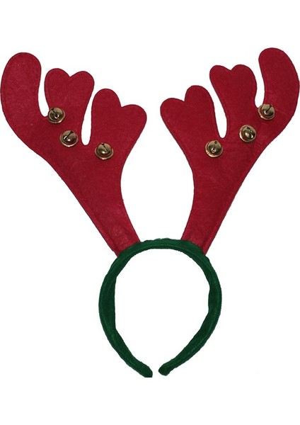 Geyik Figürlü Zilli Yılbaşı Taç