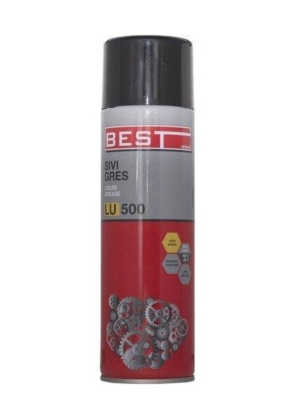 LU-500 Sıvı Sprey Gres Yağı Yağlayıcı 500 ml