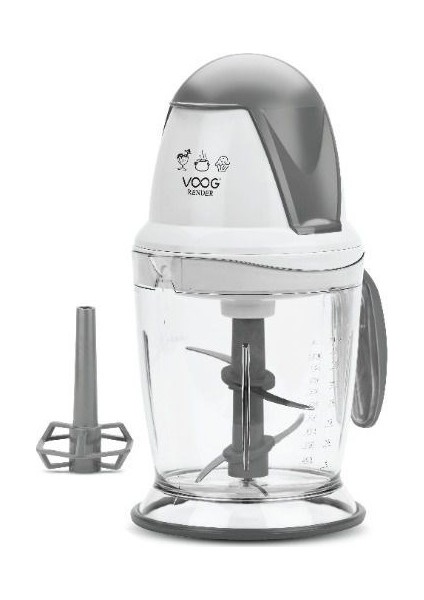 Render Çift Bıçaklı Doğrayıcı Rondo Beyaz 500 W