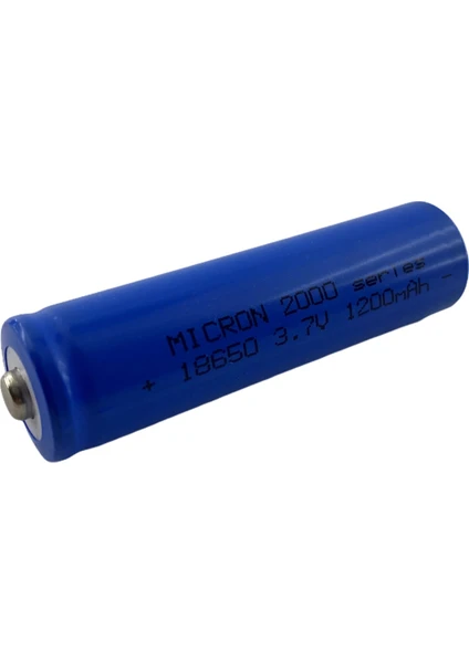 Lityum Pil 1200 Mah 18650 3.7VI  Başlı Pil Pil