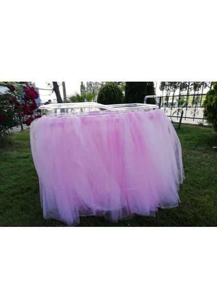 Kristal Tütü Tül Küvöz Eteği 30 M2 2 Pembe fiyatları