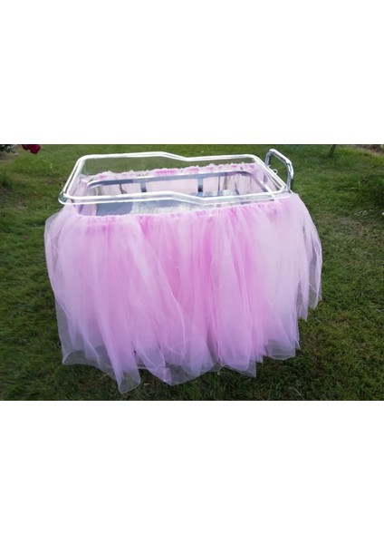 Kristal Tütü Tül Küvöz Eteği 30 M2 2 Pembe modelleri