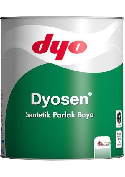 Dyosen Sentetik Parlak Boya 2,5 Lt Oksit Sarı