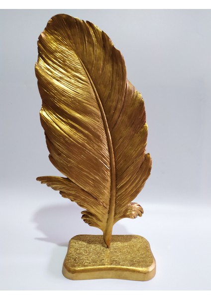 Dekoratif Golden Tekli Tüy Biblo fiyatları