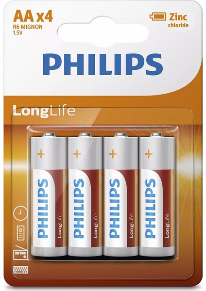 Kalem Pil 4'lü Longlife