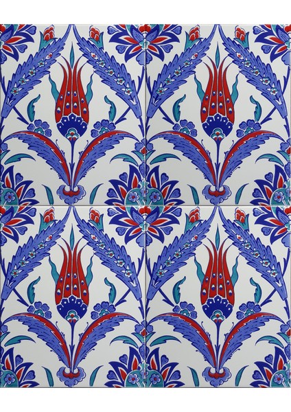 20*25 Cm CÇ1002 Iznik Çini Karo 5' Li 1 Paket fiyatları