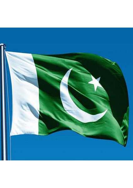 Pakistan Gönder Bayrağı Raşel Kumaş 70 x 105 cm