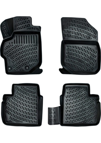 Opel Corsa C 2001-2005 3D Havuzlu Paspas+Bagaj Havuzu Set