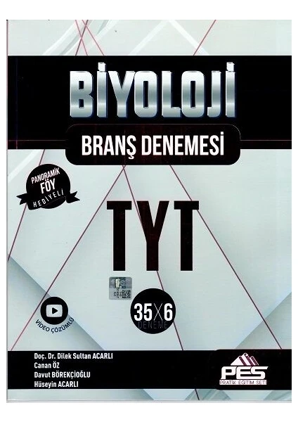 PES Yayınları TYT Biyoloji 35 x 6 Branş Denemesi - Canan Öz