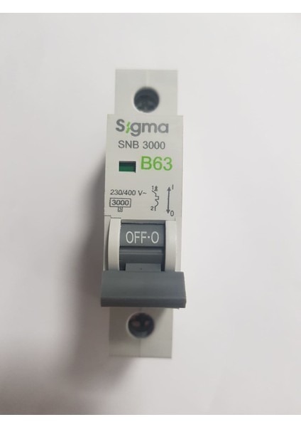 63A B/3ka W Otomatik Sigorta Sigma