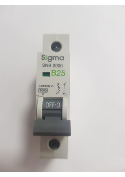 25A B/3ka W Otomatik Sigorta Sigma