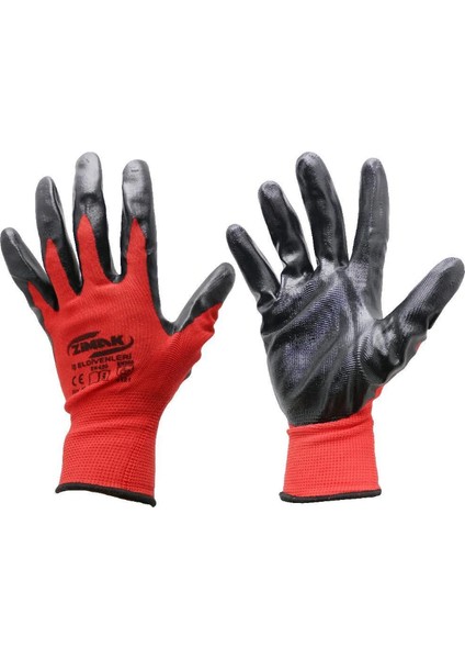 EL-100 Kırmızı Latex Eldiven No:10
