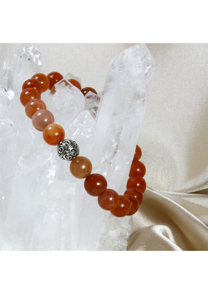 Ilgın Doğal Taş Orijinal Yemen Akik Taşı Gümüş Detaylı Bileklik fiyatları