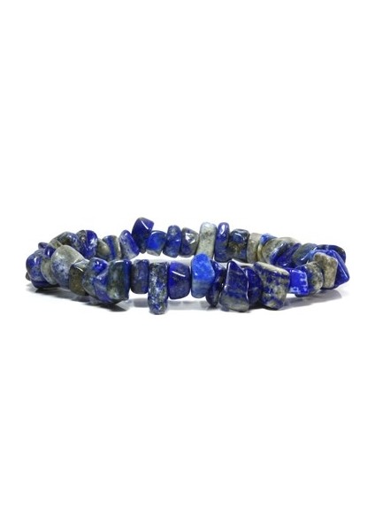 Ilgın Doğal Taş Lapis Lazuli Doğal Kırık Taş Bileklik