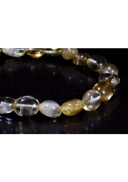 Ilgın Doğal Taş Sitrin Taşı Bileklik / Işlenmemiş Doğal Taş fiyatları