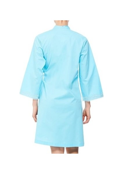 Magic Form 30105 Poplin Kumaşlı Sabahlık - Turkuaz modelleri