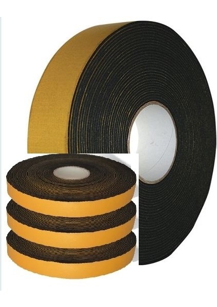 Kauçuk Bant 3 mm x 75 mm x 15 M Oto Ses Yalıtım