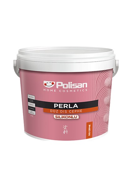 Perla Silikonlu Dış Cephe Boyası 2,5 Litre - 3,5 Kilogram Beyaz