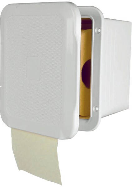 Case For Toilet Paper W/ Door, 160X160MM, White