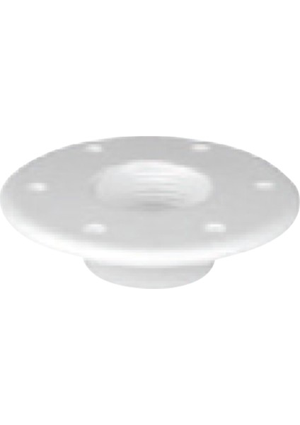 Table Bottom Plate, Flushmount, Ø190MM-Η.10MM, White
