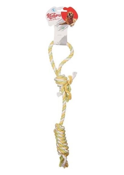 PTH-013 Düğümlü Çekme Halat Köpek Oyuncağı 43 cm