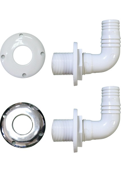 10254 FIRAR 90º, Çap Ø25MM, Dön.flanş, Bey