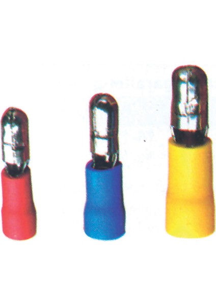 Çıt Çıt Fiş Erkek,kırmızı 0,25-1,15 Mm2(50 Adet)