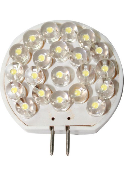 Ampül 12V, Led, T30, G4, Cool White - 21 Leds, 40X30X8,2MM