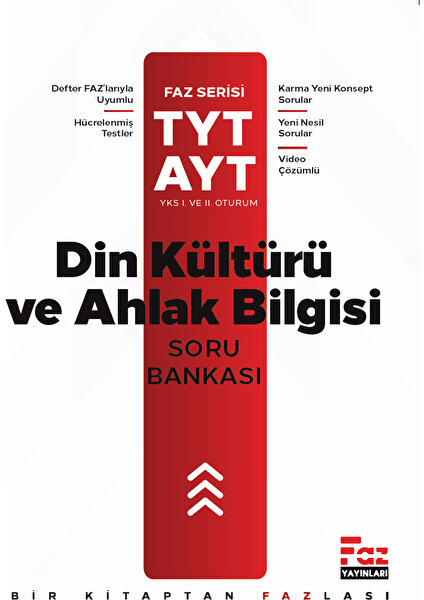 Faz Yayınları TYT-AYT Din Kültürü Soru Bankası