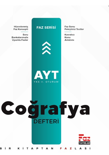 Faz Yayınları AYT Coğrafya Defteri