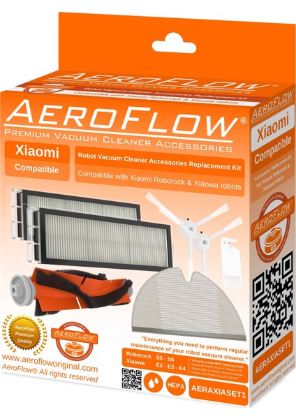 Akıllı Robot Süpürge Filtre 2'li Paket