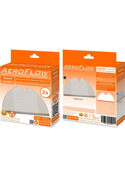 Orijinal Robovac Roborock S50/S55 2li Mop Fiber Bezi fiyatları