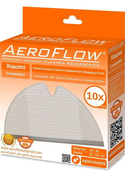 Orijinal Xiaomi Xiaowa E2 (E20/E25 Serisi) Mop Fiber Bezi - 10 Adet