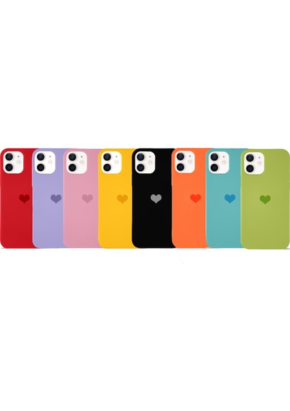 Apple iPhone 6s Plus Kılıf Kalp Logolu Altı Kapalı Içi Kadife Lansman Kılıf Arka Kapak - Kırmızı indirimleri