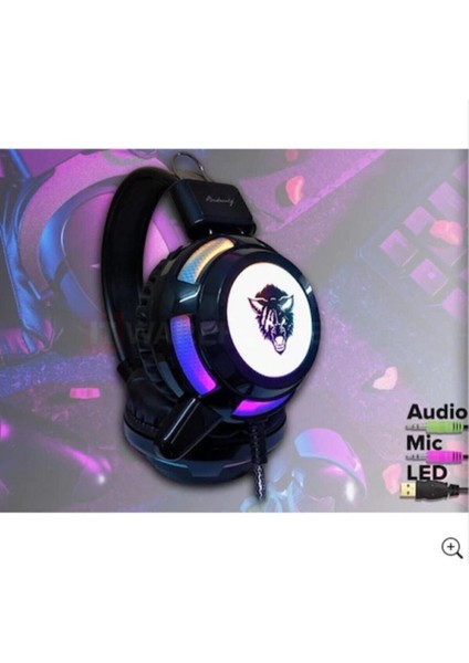 V8 Rgb Ledli Mikrofonlu Oyuncu Kulaklığı