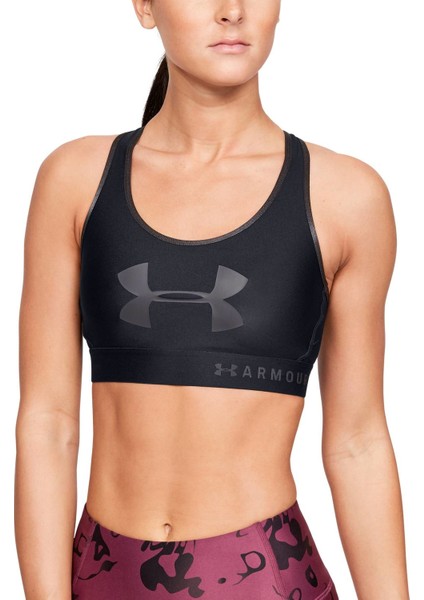 Kadın Armour® Mid Keyhole Graphic Spor Sütyeni 1344333-001 fırsatları