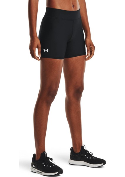 Kadın HeatGear® Armour Mid-Rise Kısa Şort 1360938-001