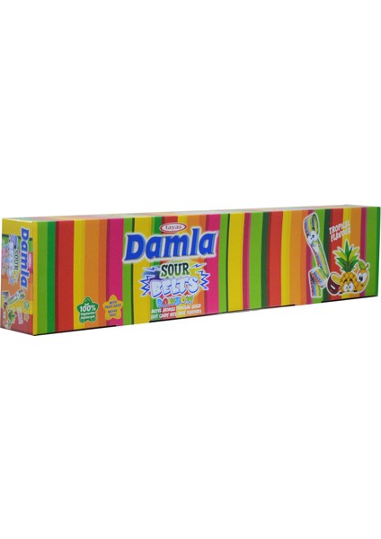 Damla Meyve Aromalı Yumuşak Şeker 15 gr 72'li