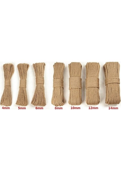 Jüt Halat 16 mm Ip Kendir Urgan Açık Kahve 15 Metre fırsatları
