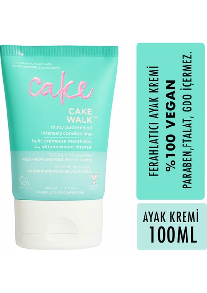 Cake Walk Rich Naneli Ferahlatıcı Ayak Kremi 100 ml