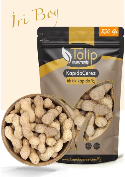 Tuzsuz Kabuklu Yer Fıstığı Iri Boy 250 gr