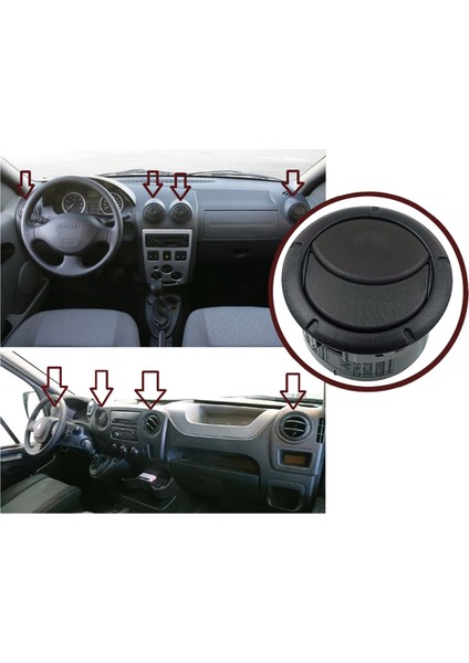 BDP1046 Logan Sandero Duster Master Movano Için Kalorifer Izgarası 8200212480 indirimleri