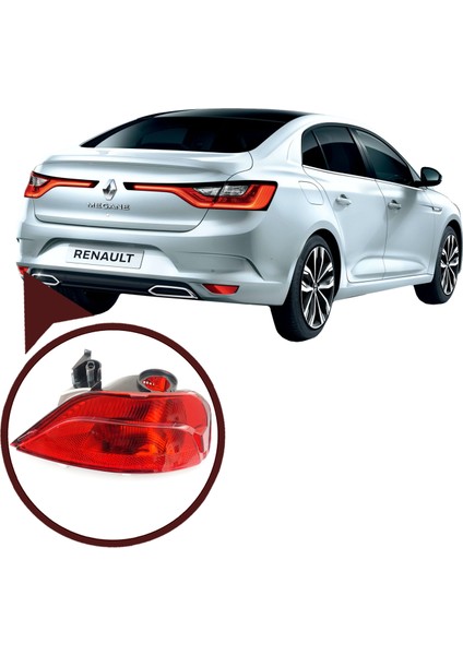 BSP987-1 Renault Megane Mk4 Sedan Scenic Mk4 Için Arka Tampon Sis Farı Sol 265855907R