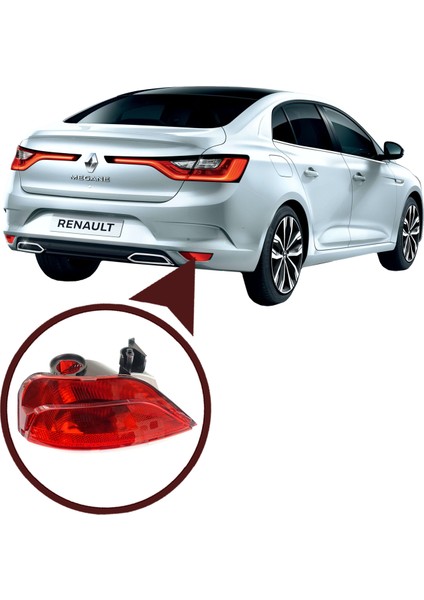BSP987-2 Renault Megane Mk4 Sedan Scenic Mk4 Için Arka Tampon Sis Farı Sağ 265808906R indirimleri