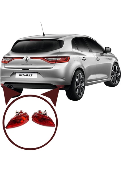 BSP990 Renault Megane Mk4 Hb Için Arka Tampon Sis Farı 265852501R, 265804720R indirimleri