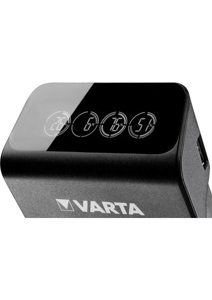 LCD Plug+ Plus Şarj Cihazı + 4*800 Mah Aaa Şarjlı Pil