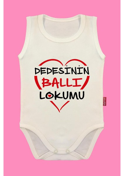 Dedesinin Ballı Lokumu Yazılı Bebek Zıbın