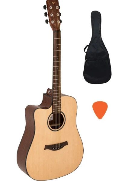 VA530C Lh Cutaway Akustik Solak Gitar Parlak Cilalı