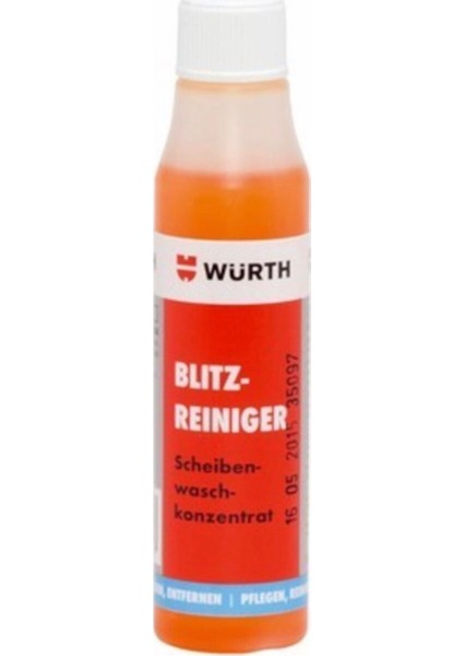 2'li x 300ML Würth Benzinli Yakıt Sistem Enjektör ve TEMIZLEYICI+32ML Konsantre Cam Temizleme Sabunu