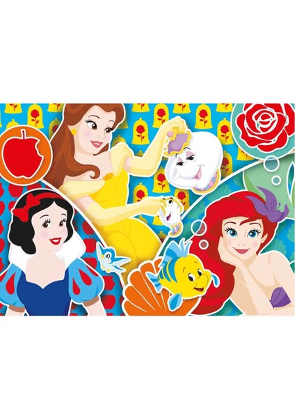 2 x 20 Parça Puzzle : Disney Princess 24766